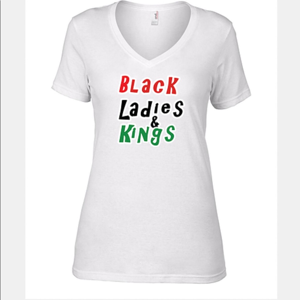 Black Ladies & Kings Vneck